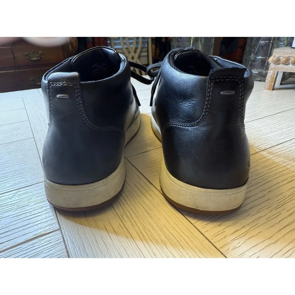Cole Haan Vartan 2.0 Grand OS Men's Leather‎ Chukka Ankle Boots Shoes Black 10 M